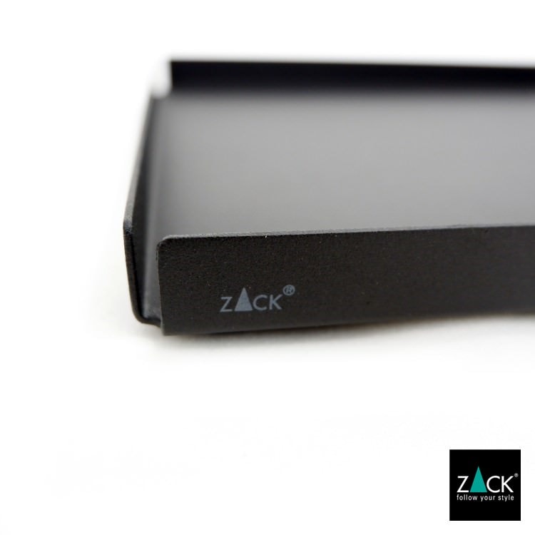 ZACK 40538 POTES ドイツZACK社製モダンデザインのトレイL マットブラック [在庫有り] H2-85