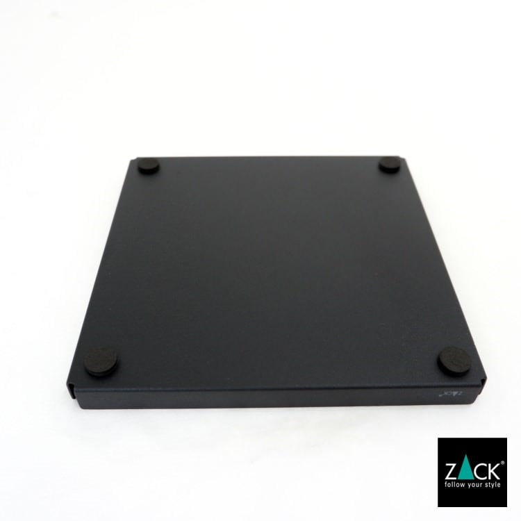 ZACK 40538 POTES ドイツZACK社製モダンデザインのトレイL マットブラック [在庫有り] H2-85