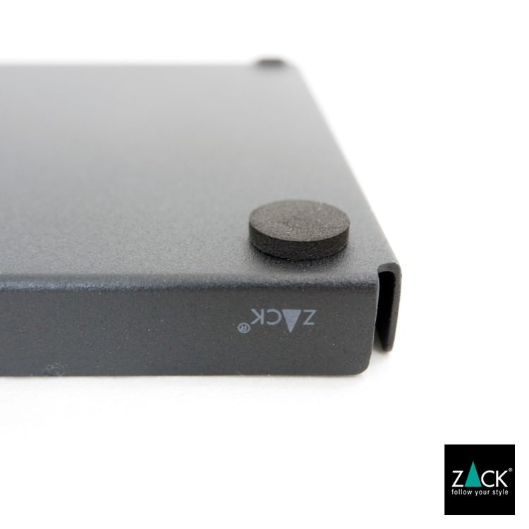 ZACK 40538 POTES ドイツZACK社製モダンデザインのトレイL マットブラック [在庫有り] H2-85
