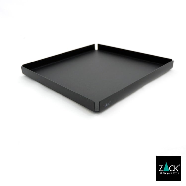 ZACK 40538 POTES ドイツZACK社製モダンデザインのトレイL マットブラック [在庫有り] H2-85