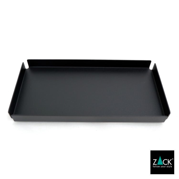 ZACK 40539 POTES ドイツZACK社製モダンデザインのトレイS マットブラック [在庫有り]