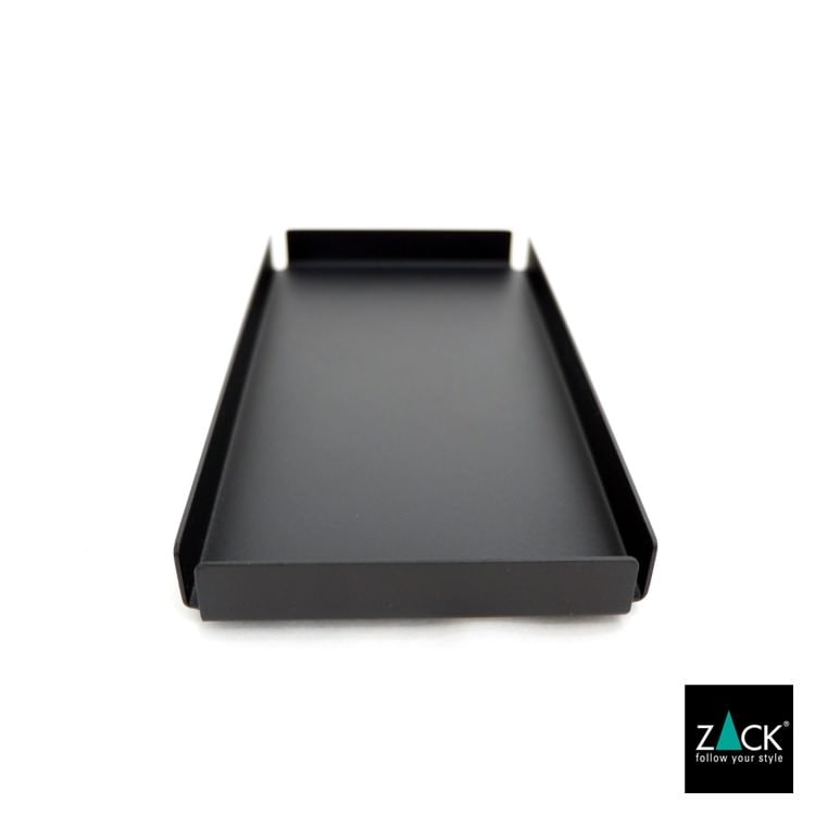 ZACK 40539 POTES ドイツZACK社製モダンデザインのトレイS マットブラック [在庫有り]