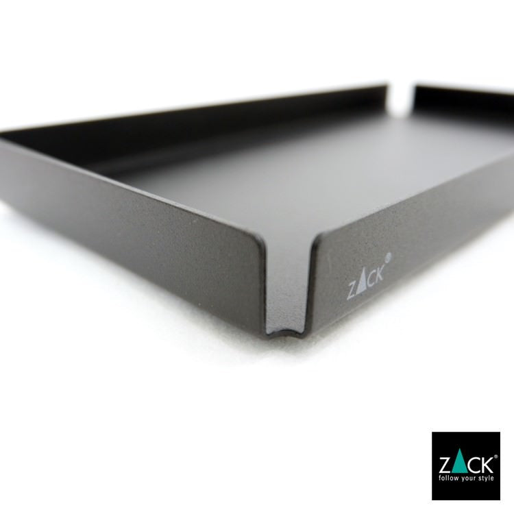 ZACK 40539 POTES ドイツZACK社製モダンデザインのトレイS マットブラック [在庫有り]
