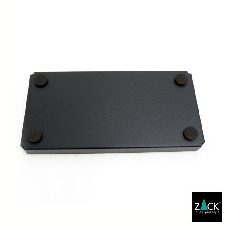 ZACK 40539 POTES ドイツZACK社製モダンデザインのトレイS マットブラック [在庫有り]