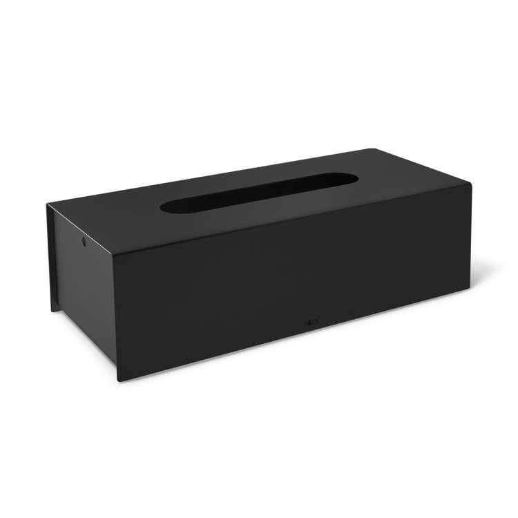 ZACK 40541 PURO ドイツZACK社製モダンデザインのティッシュボックス マットブラック [お取寄せ]
