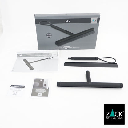 ZACK 40546 JAZ ドイツZACK社製モダンデザインのバスルームスクイージーS マットブラック [在庫有り]
