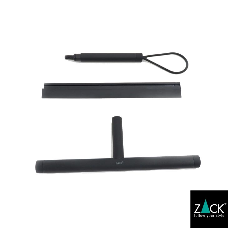 ZACK 40546 JAZ ドイツZACK社製モダンデザインのバスルームスクイージーS マットブラック [在庫有り]