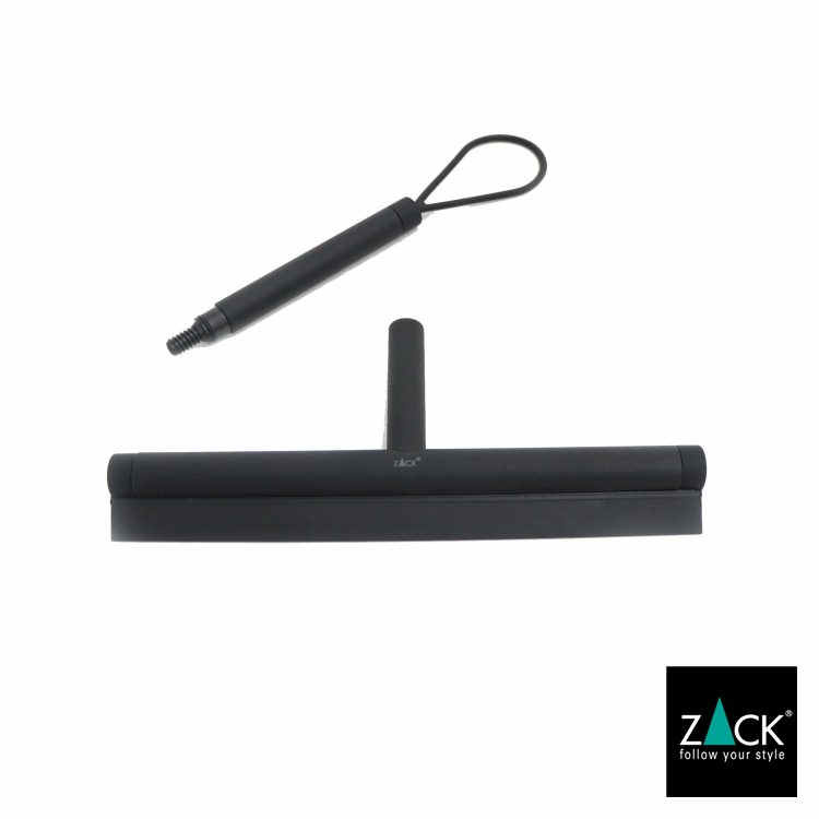 ZACK 40546 JAZ ドイツZACK社製モダンデザインのバスルームスクイージーS マットブラック [在庫有り]