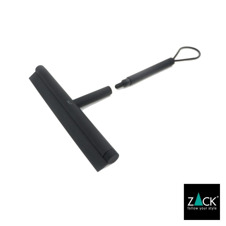 ZACK 40546 JAZ ドイツZACK社製モダンデザインのバスルームスクイージーS マットブラック [在庫有り]