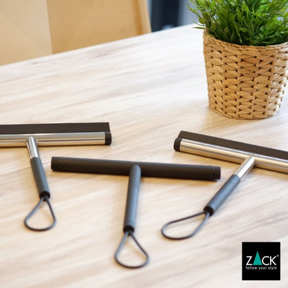 ZACK 40546 JAZ ドイツZACK社製モダンデザインのバスルームスクイージーS マットブラック [在庫有り]