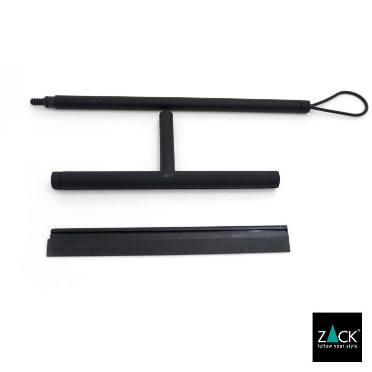 ZACK 40547 JAZ ドイツZACK社製モダンデザインのバスルームスクイージーM マットブラック [在庫有り]H1