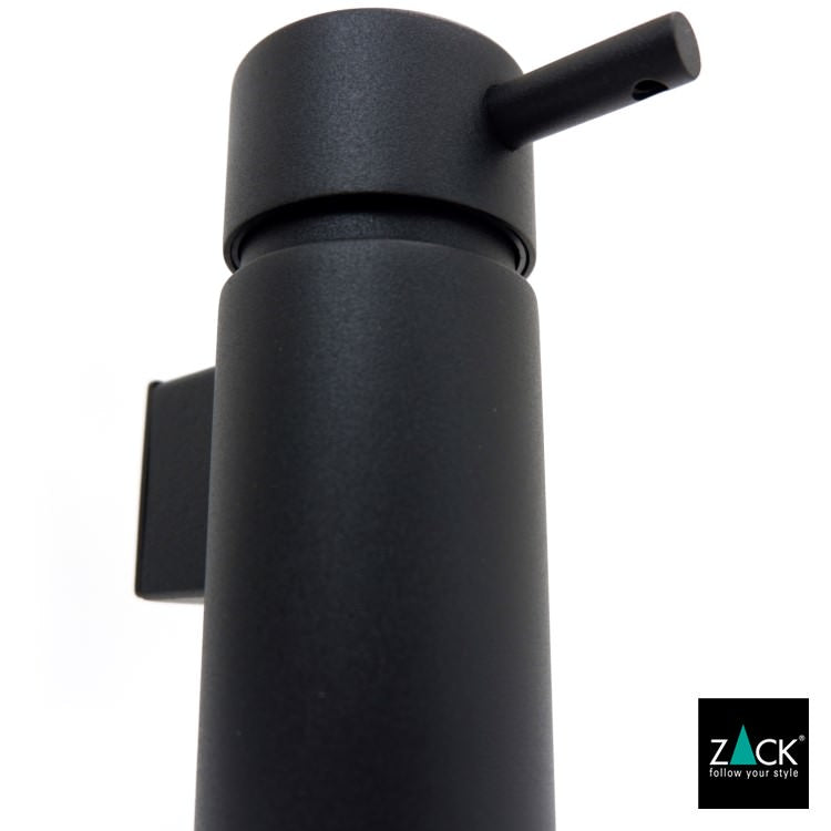 ZACK 40558 MANOLA ドイツZACK社製モダンデザインのリキッドディスペンサー マットブラック 壁付けタイプ DIY [在庫有り]