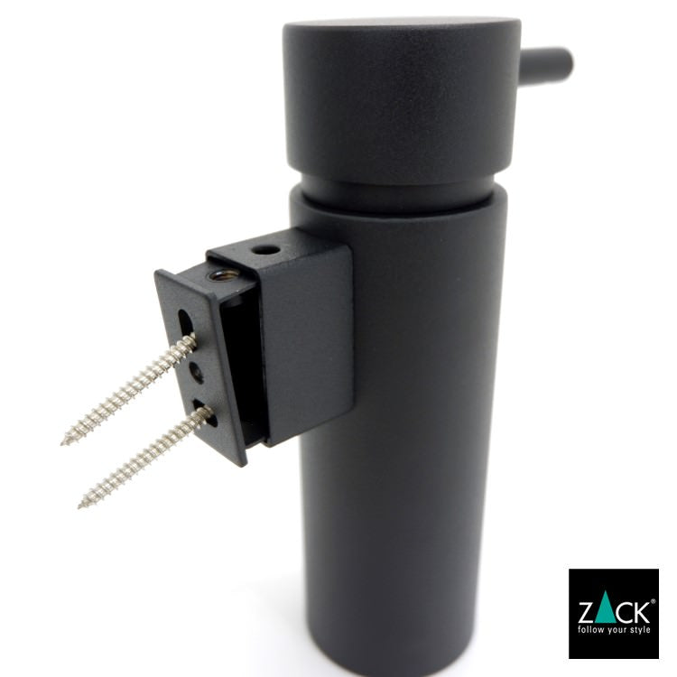 ZACK 40558 MANOLA ドイツZACK社製モダンデザインのリキッドディスペンサー マットブラック 壁付けタイプ DIY [在庫有り]