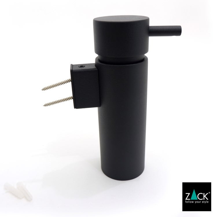 ZACK 40558 MANOLA ドイツZACK社製モダンデザインのリキッドディスペンサー マットブラック 壁付けタイプ DIY [在庫有り]