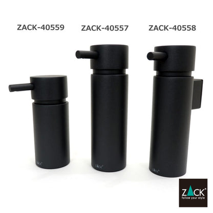 ZACK 40558 MANOLA ドイツZACK社製モダンデザインのリキッドディスペンサー マットブラック 壁付けタイプ DIY [在庫有り]