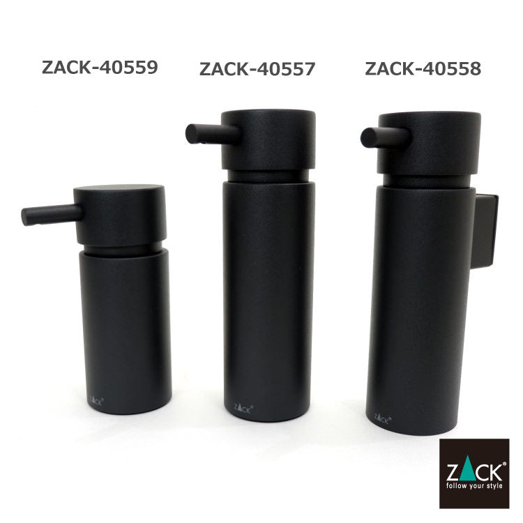 ZACK 40559 MANOLA ドイツZACK社製モダンデザインのリキッドディスペンサー マットブラック [在庫有り]