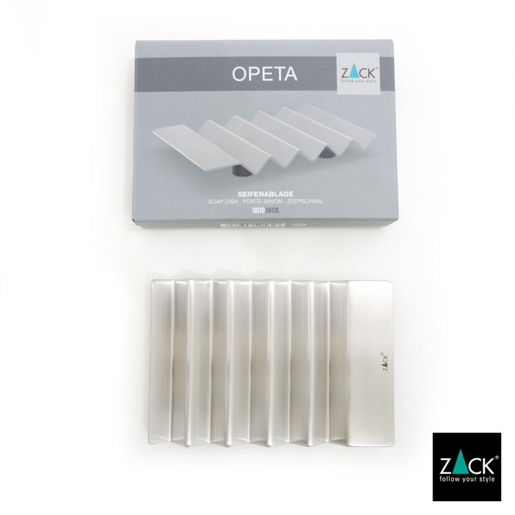 ZACK 40561 OPETA ドイツZACK社製モダンデザインのソープディッシュ HL [在庫有り]
