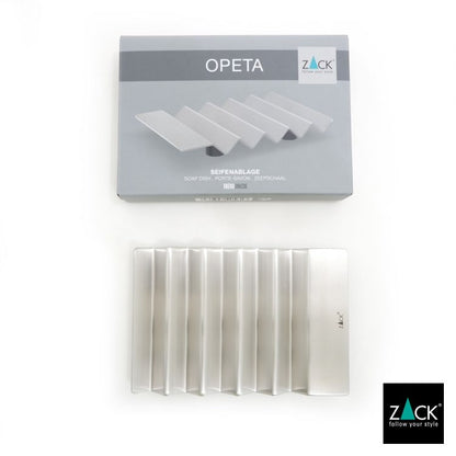 ZACK 40561 OPETA ドイツZACK社製モダンデザインのソープディッシュ HL [在庫有り]