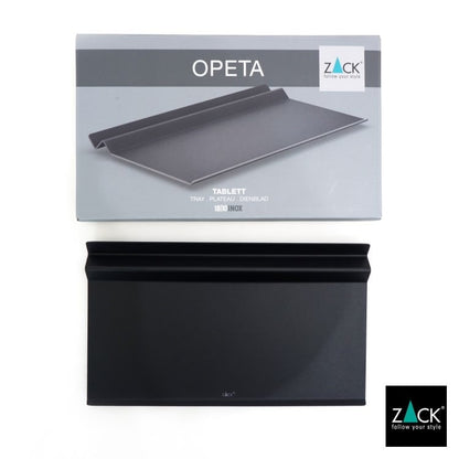 ZACK 40564 OPETA ドイツZACK社製モダンデザインのトレイ マットブラック [在庫有り]
