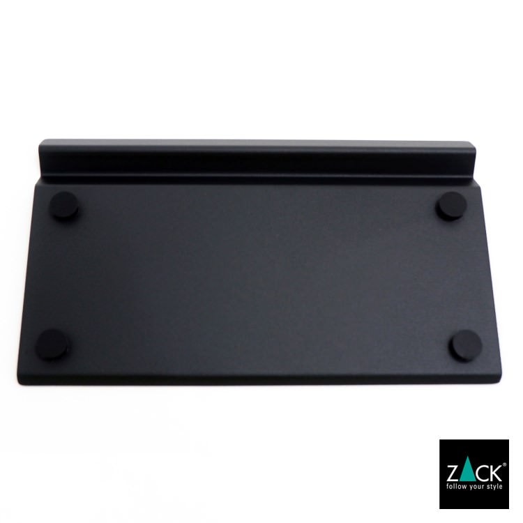 ZACK 40564 OPETA ドイツZACK社製モダンデザインのトレイ マットブラック [在庫有り]