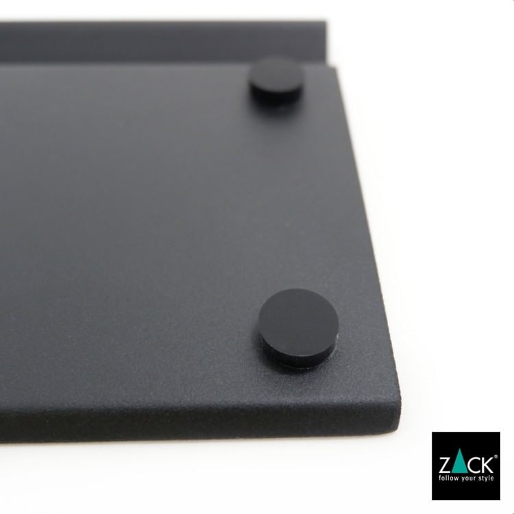 ZACK 40564 OPETA ドイツZACK社製モダンデザインのトレイ マットブラック [在庫有り]