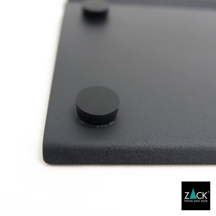 ZACK 40564 OPETA ドイツZACK社製モダンデザインのトレイ マットブラック [在庫有り]