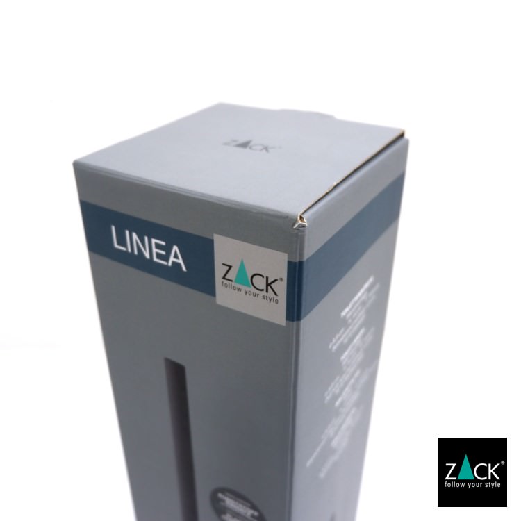 [サンプル品] ZACK 40571 LINEA ドイツZACK社製モダンデザインのトイレブラシ マットブラック 壁付けタイプ DIY [在庫有り]