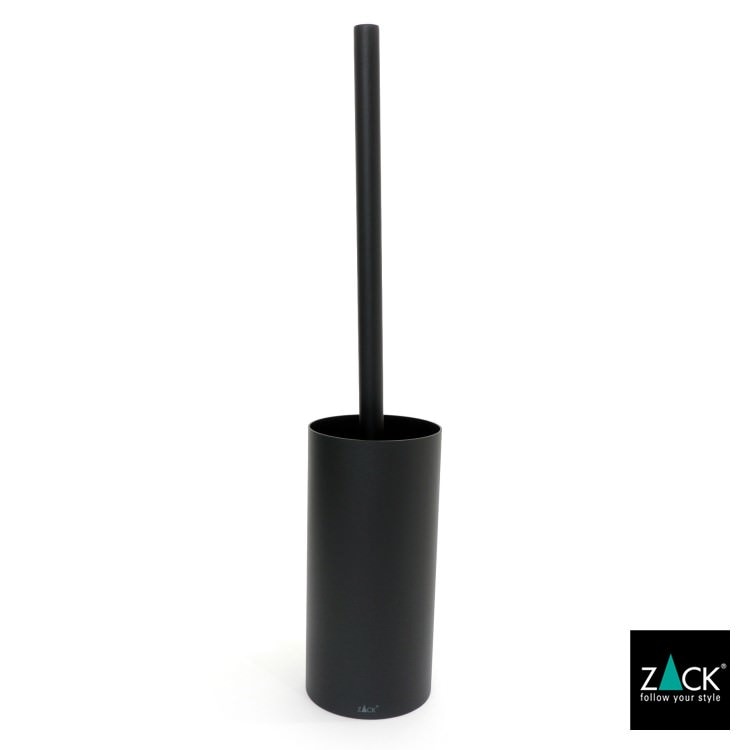 [サンプル品] ZACK 40571 LINEA ドイツZACK社製モダンデザインのトイレブラシ マットブラック 壁付けタイプ DIY [在庫有り]