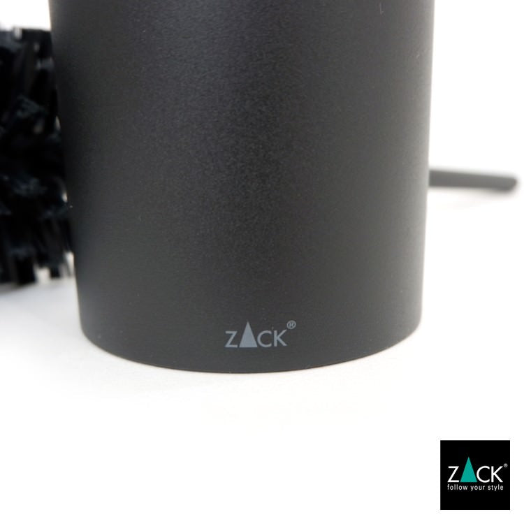 [サンプル品] ZACK 40571 LINEA ドイツZACK社製モダンデザインのトイレブラシ マットブラック 壁付けタイプ DIY [在庫有り]