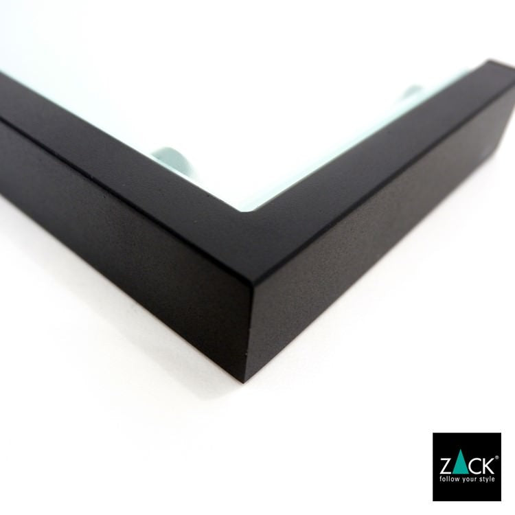 ZACK 40573 LINEA ドイツZACK社製モダンデザインのバスルームシェルフ マットブラック 壁付けタイプ DIY [在庫有り]H1