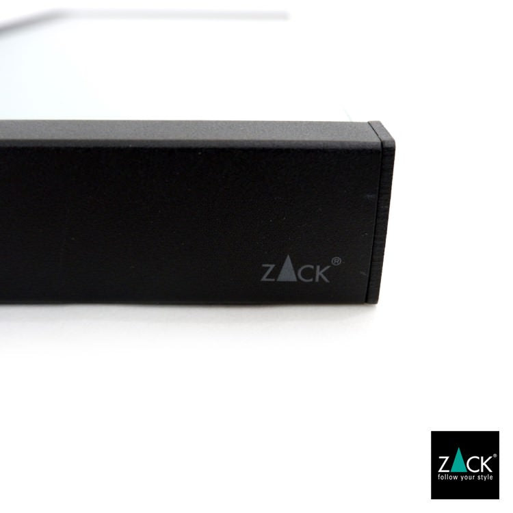 ZACK 40573 LINEA ドイツZACK社製モダンデザインのバスルームシェルフ マットブラック 壁付けタイプ DIY [在庫有り]H1