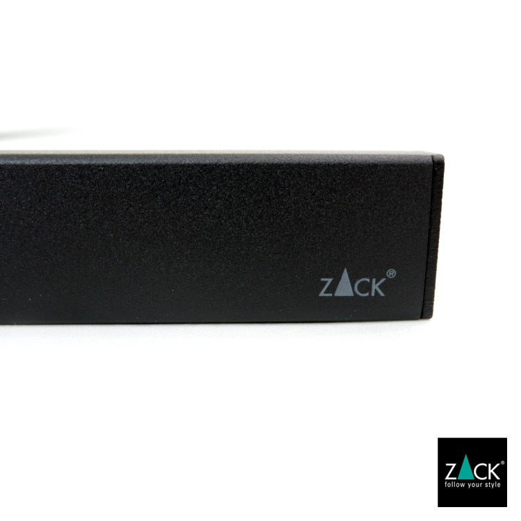 ZACK 40574 LINEA ドイツZACK社製モダンデザインのバスルームシェルフ マットブラック 壁付けタイプ DIY [在庫有り]