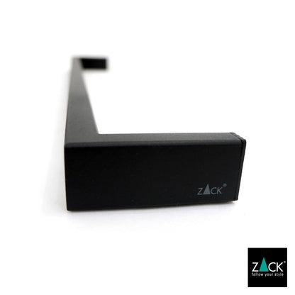 ZACK 40578 LINEA ドイツZACK社製モダンデザインのタオルレール マットブラック 壁付けタイプ DIY [在庫有り]H1