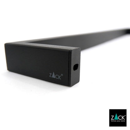 ZACK 40578 LINEA ドイツZACK社製モダンデザインのタオルレール マットブラック 壁付けタイプ DIY [在庫有り]H1