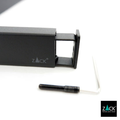 ZACK 40578 LINEA ドイツZACK社製モダンデザインのタオルレール マットブラック 壁付けタイプ DIY [在庫有り]H1