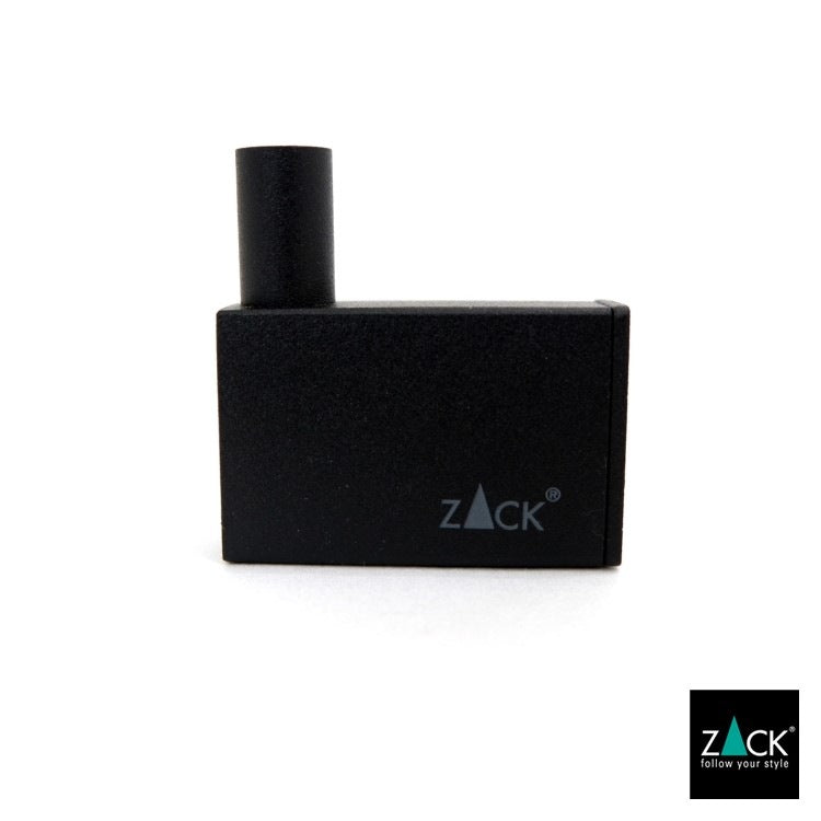 ZACK 40580 LINEA ドイツZACK社製モダンデザインのタオルフック マットブラック 壁付けタイプ DIY [在庫有り]