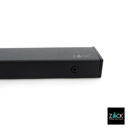 ZACK 40581 LINEA ドイツZACK社製モダンデザインのスペアトイレットペーパーホルダー 予備ロール マットブラック 壁付けタイプ DIY [在庫有り]