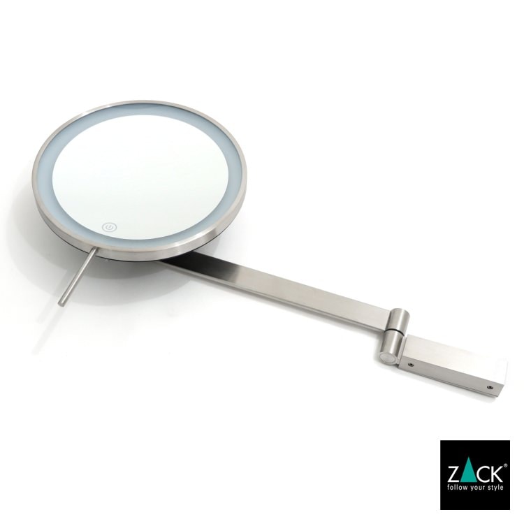 ZACK 40582 LINEA ドイツZACK社製モダンデザインのLED メイクアップミラー(X5倍) HL [お取寄せ]