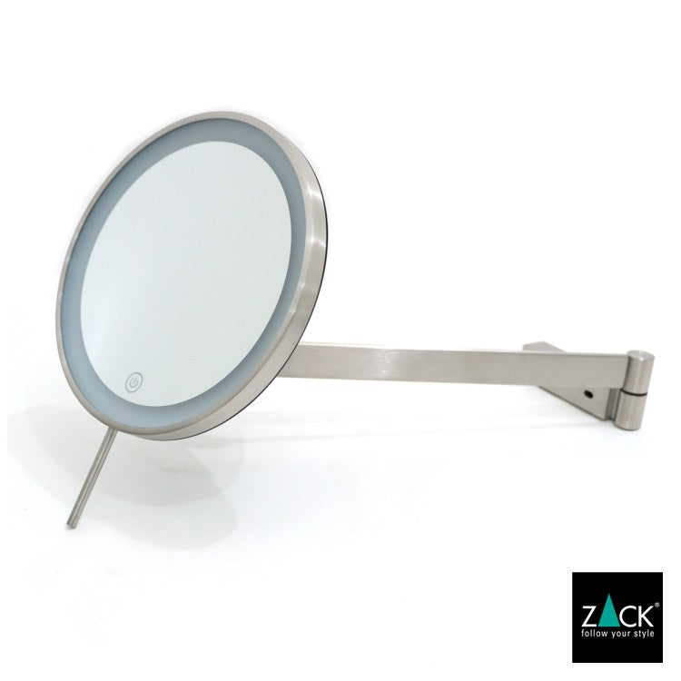 ZACK 40582 LINEA ドイツZACK社製モダンデザインのLED メイクアップミラー(X5倍) HL [お取寄せ]
