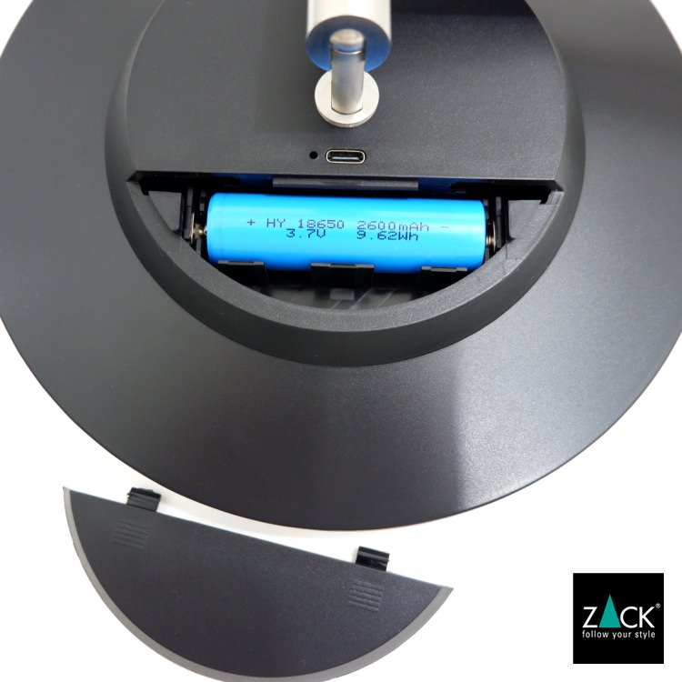ZACK 40582 LINEA ドイツZACK社製モダンデザインのLED メイクアップミラー(X5倍) HL [お取寄せ]