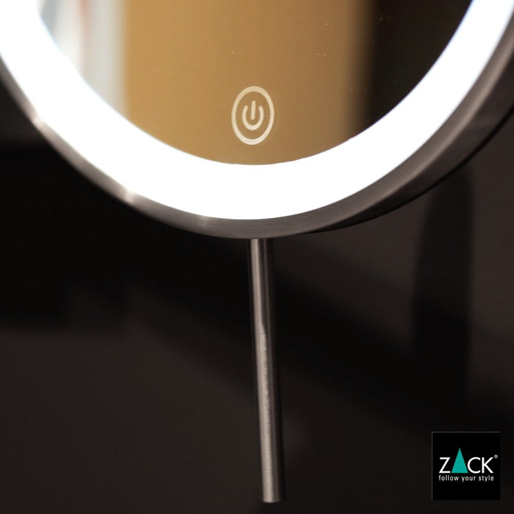 ZACK 40582 LINEA ドイツZACK社製モダンデザインのLED メイクアップミラー(X5倍) HL [お取寄せ]