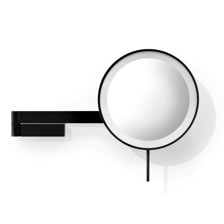 ZACK 40583 LINEA ドイツZACK社製モダンデザインのLED メイクアップミラー(X5倍) マットブラック [お取寄せ]