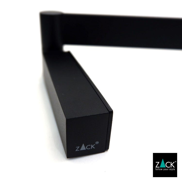 ZACK 40583 LINEA ドイツZACK社製モダンデザインのLED メイクアップミラー(X5倍) マットブラック [お取寄せ]