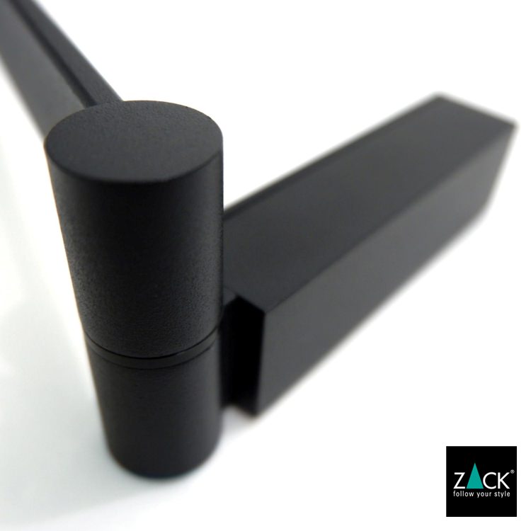 ZACK 40583 LINEA ドイツZACK社製モダンデザインのLED メイクアップミラー(X5倍) マットブラック [お取寄せ]