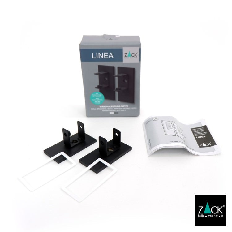 ZACK 40585 LINEA LINEA接着用ブラケット マットブラック [パーツ] [在庫有り]