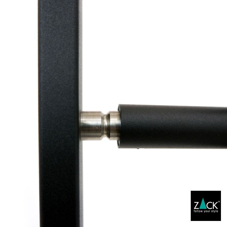 ZACK 40593 LINEA ドイツZACK社製モダンデザインのタオルスタンド マットブラック [在庫有り]