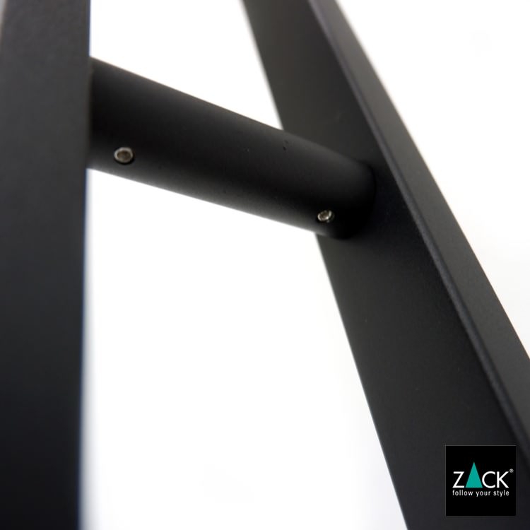 ZACK 40593 LINEA ドイツZACK社製モダンデザインのタオルスタンド マットブラック [在庫有り]