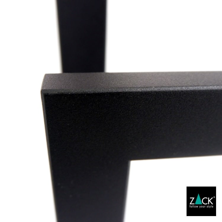ZACK 40593 LINEA ドイツZACK社製モダンデザインのタオルスタンド マットブラック [在庫有り]