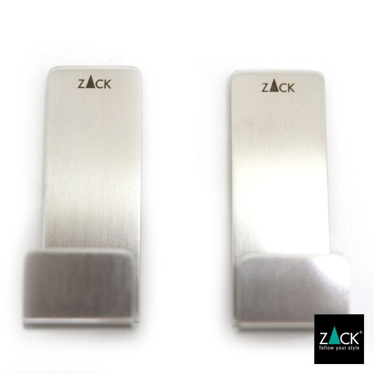 ZACK 40608 POTES ドイツZACK社製モダンデザインのタオルフックS 2個入 HL [在庫有り]