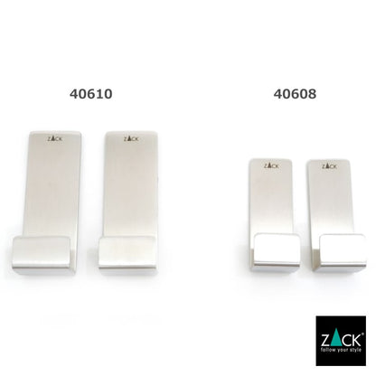 ZACK 40608 POTES ドイツZACK社製モダンデザインのタオルフックS 2個入 HL [在庫有り]